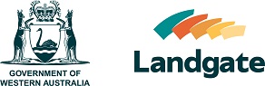 Homepage of Landgate website